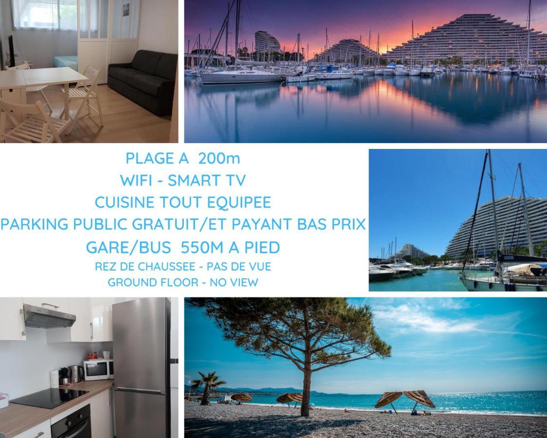 Апартаменты Venus - Climatise - Marina Baie Des Anges Вильнёв-Лубе Экстерьер фото