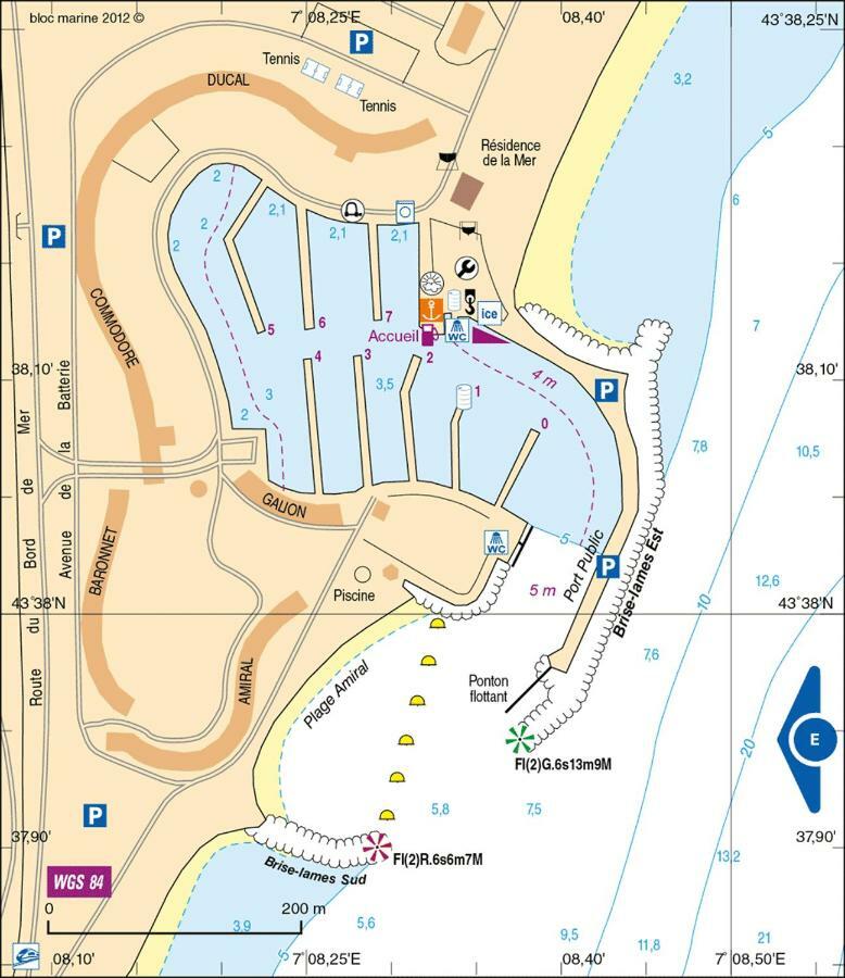 Апартаменты Venus - Climatise - Marina Baie Des Anges Вильнёв-Лубе Экстерьер фото